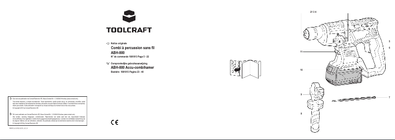 Página 1 del manual Manual de usuario Toolcraft ABH-800
