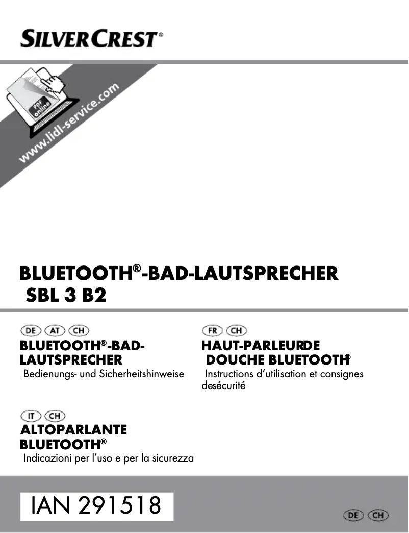 Imagen de la primera página del manual del dispositivo SBL 3 B2
