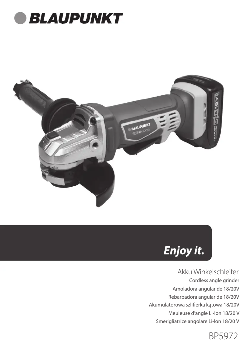 Imagen de la primera página del manual del dispositivo BP5972