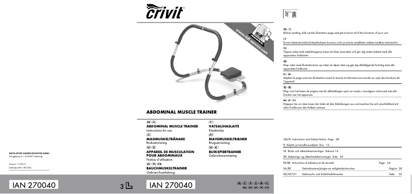 Imagen de la primera página del manual del dispositivo IAN 270040