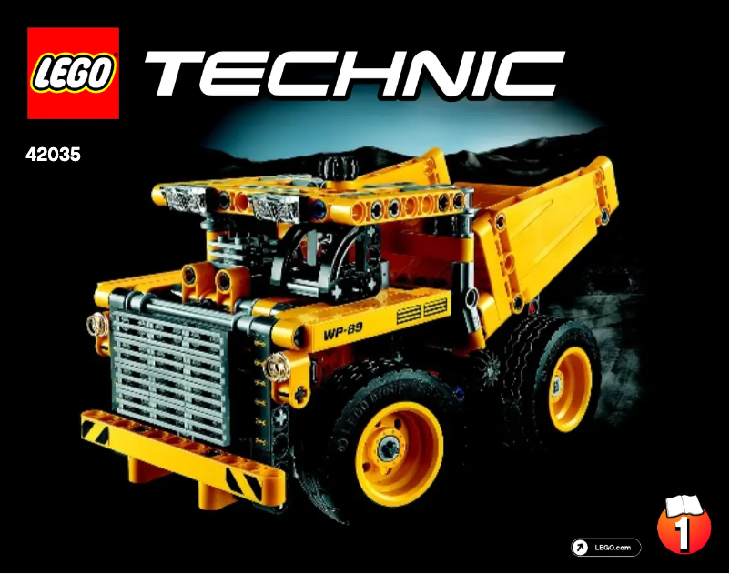 Página 1 del manual Manual de usuario Lego Technic 42035