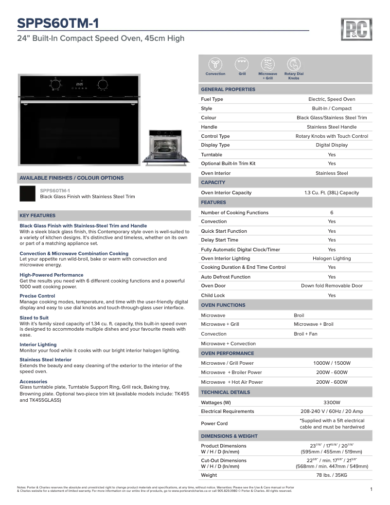 Imagen de la primera página del manual del dispositivo SPPS60TM-1