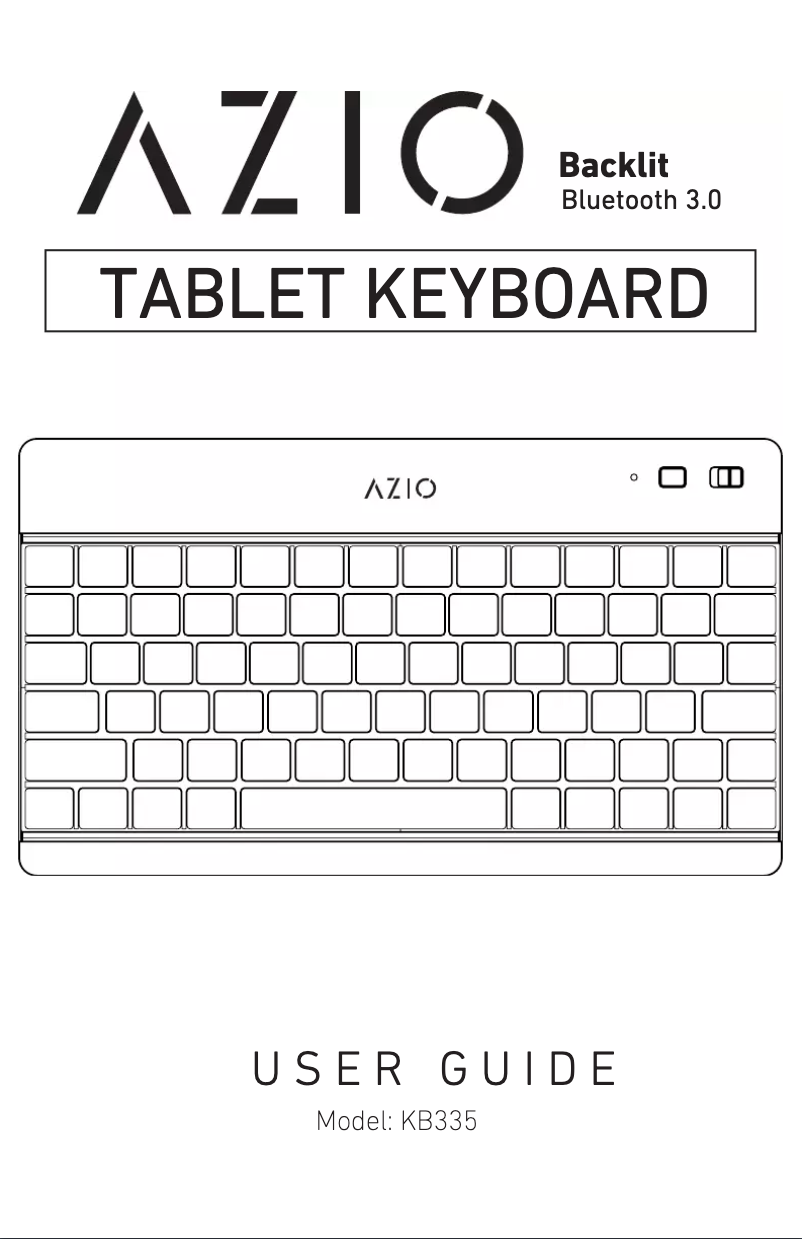 Imagen de la primera página del manual del dispositivo Bleutooth KB335