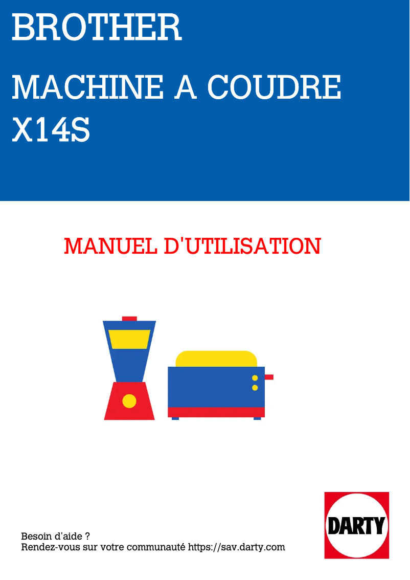 Página 1 del manual Manual de usuario Brother X14