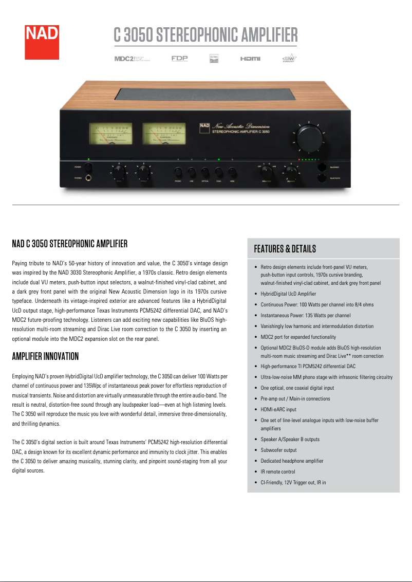 Imagen de la primera página del manual del dispositivo C 3050