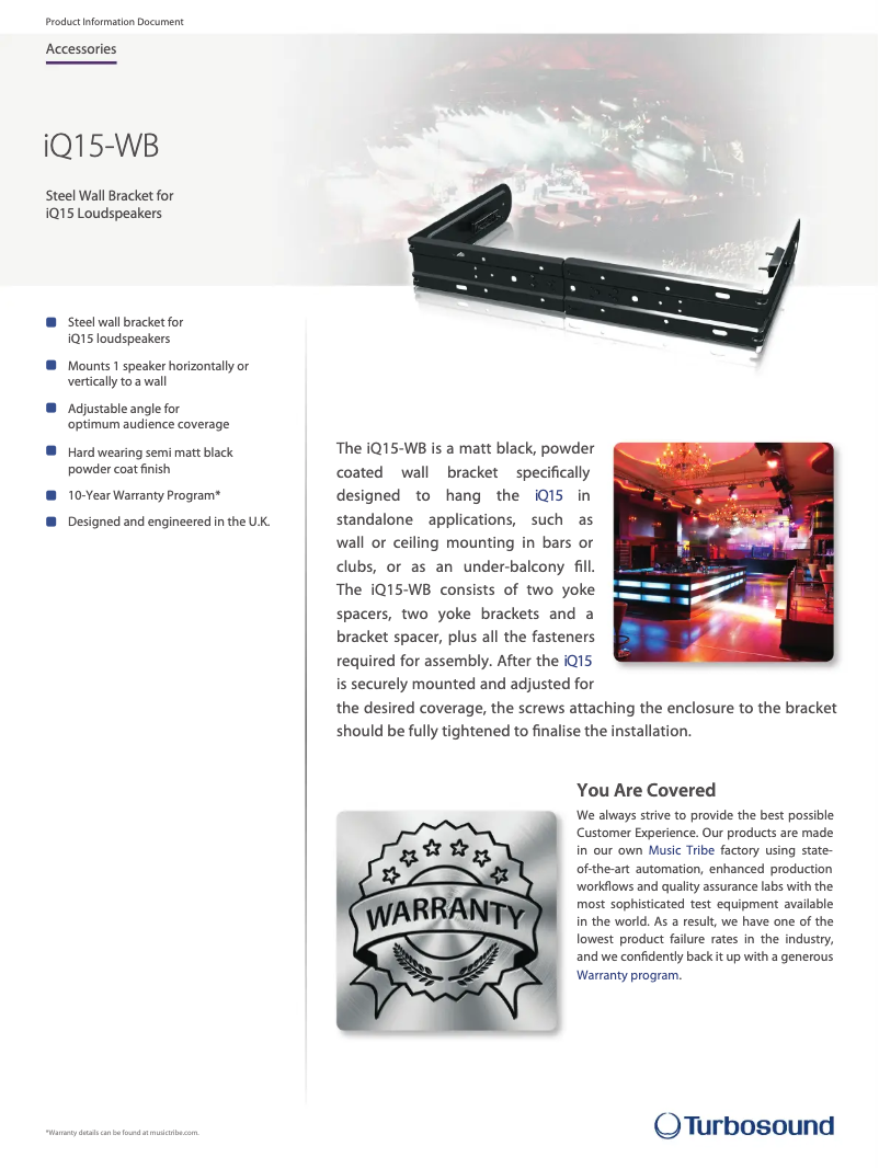 Imagen de la primera página del manual del dispositivo iQ15-WB