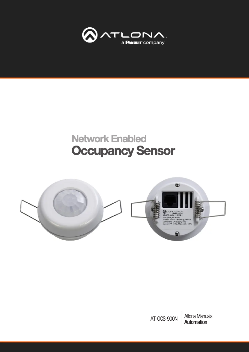 Página 1 del manual Manual de usuario Atlona AT-OCS-900N