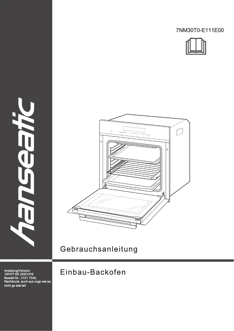 Página nº 1 - Manual de usuario Hanseatic 7NM30T0-E111E00