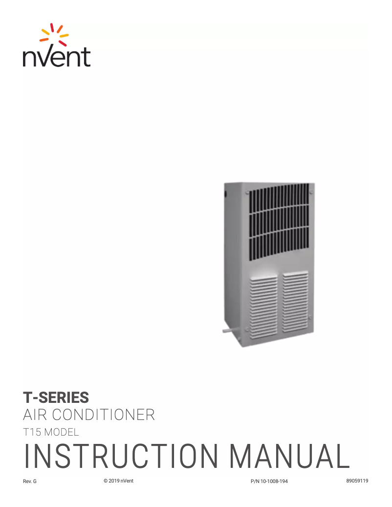 Página 1 del manual Manual de usuario Hoffman T150116G120