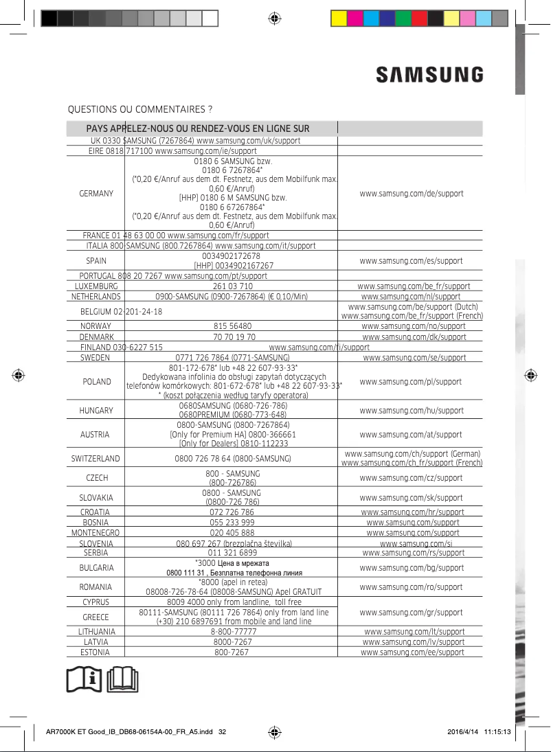 Imagen de la primera página del manual del dispositivo AR09KSWNAWKN