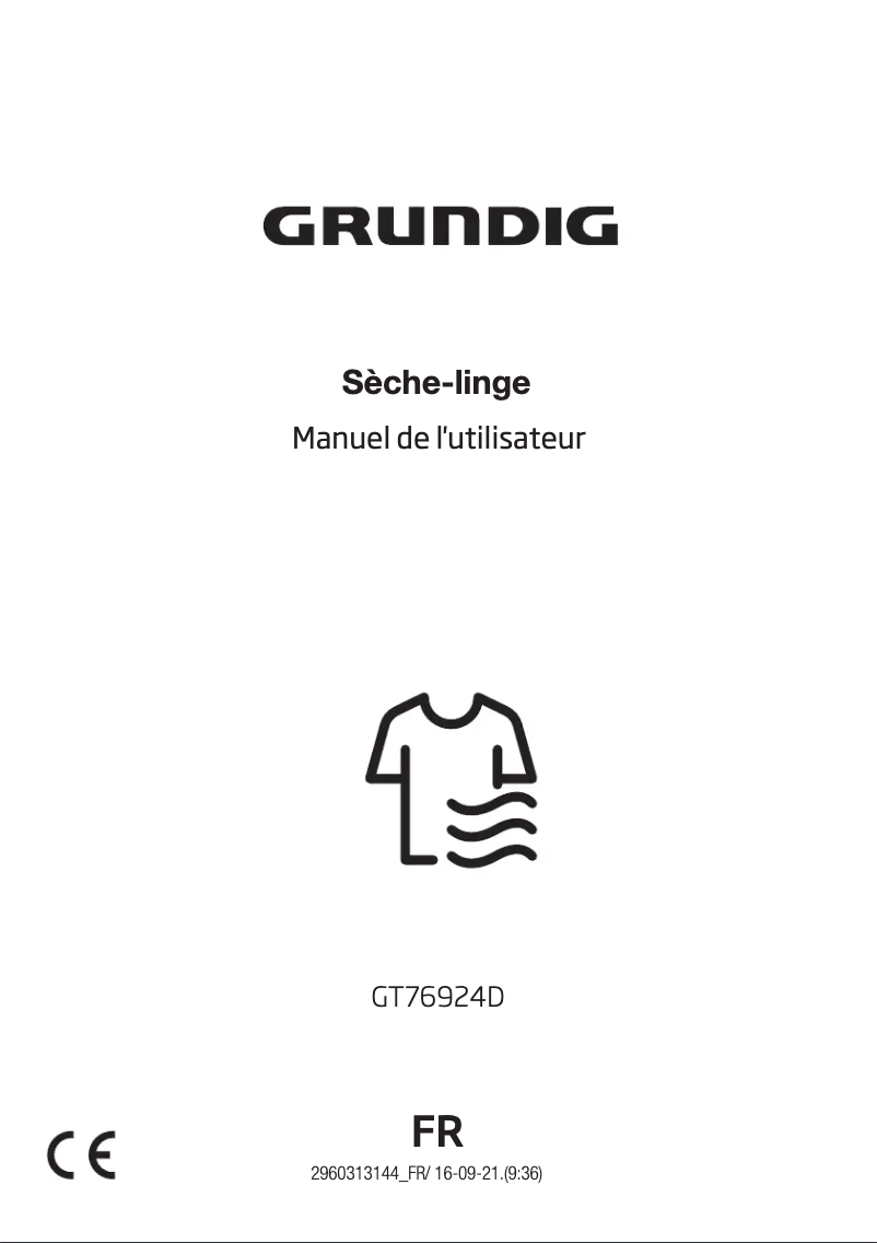 Imagen de la primera página del manual del dispositivo GT 76924 D