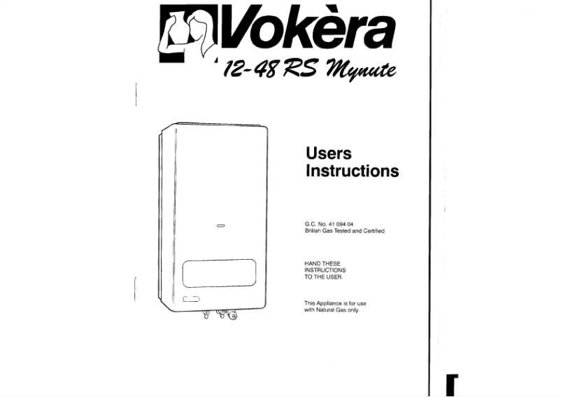 Imagen de la primera página del manual del dispositivo Mynute 12/48RS