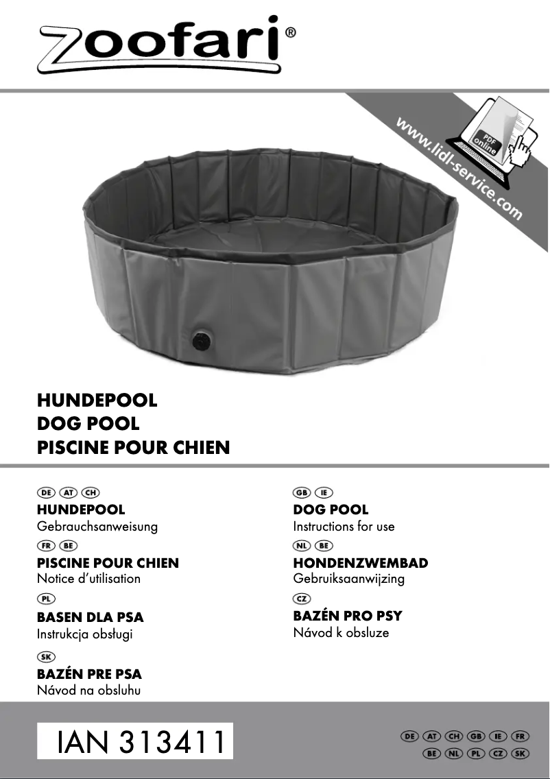 Imagen de la primera página del manual del dispositivo IAN 313411