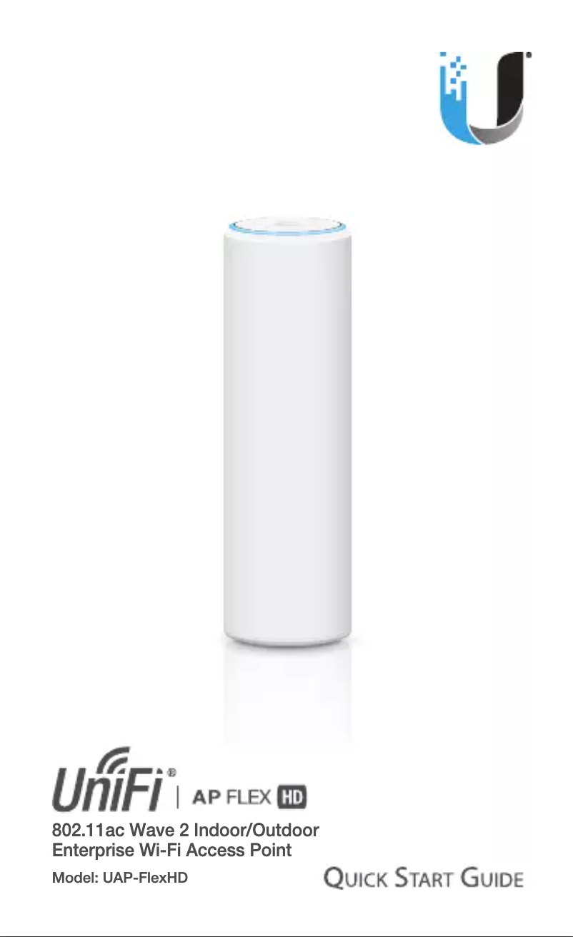 Página 1 del manual Manual de usuario Ubiquiti Networks UniFi AP Flex HD