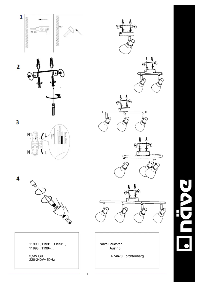 Imagen de la primera página del manual del dispositivo Feltre