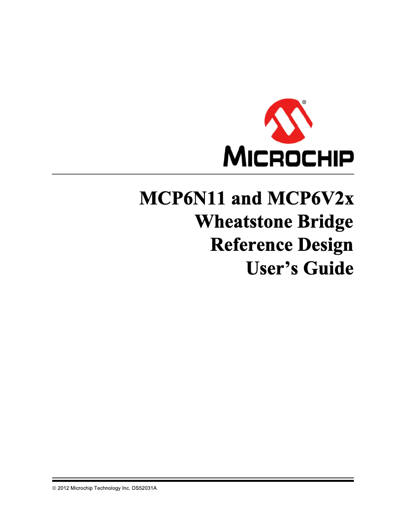 Página nº 1 - Manual de usuario Microchip MCP6V27