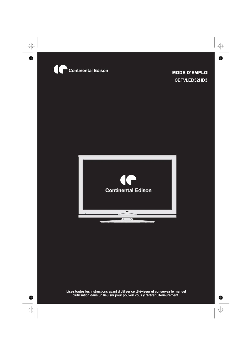 Imagen de la primera página del manual del dispositivo CETVLED32HD3