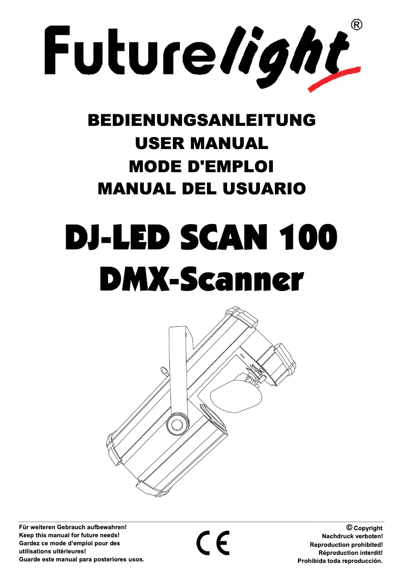 Imagen de la primera página del manual del dispositivo Scan 100