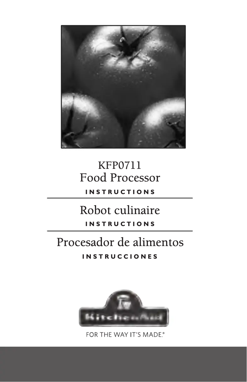 Imagen de la primera página del manual del dispositivo KFP0711
