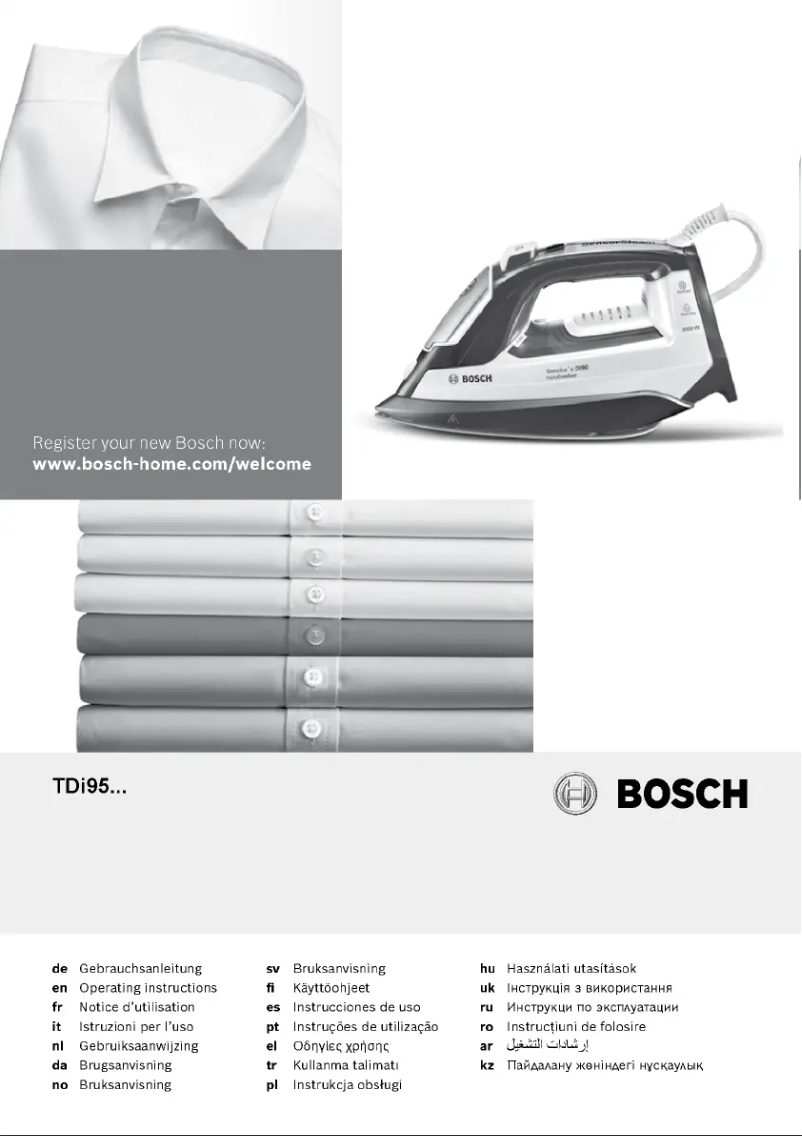 Página 1 del manual Manual de usuario Bosch Sensixx'x DI90 VarioComfort TDI953022V