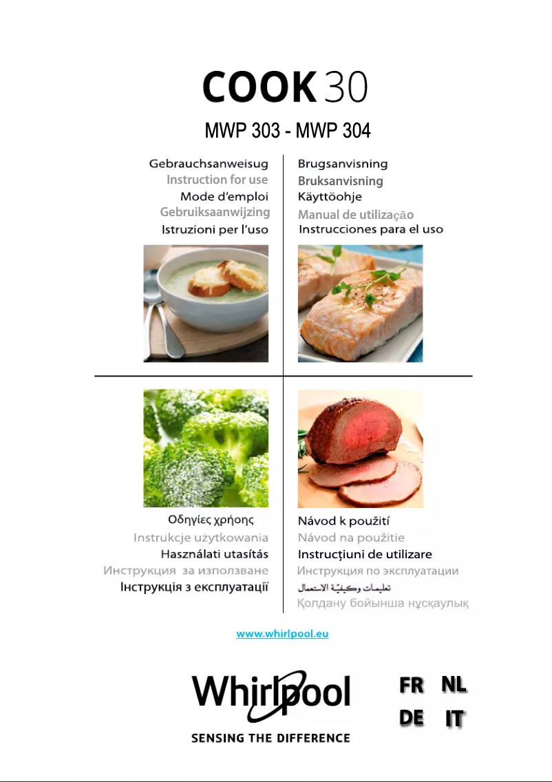 Página 1 del manual Manual de usuario Whirlpool MWP 303 W