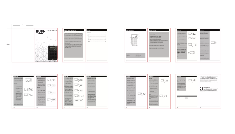 Página 1 del manual Manual de usuario Bush R-9383