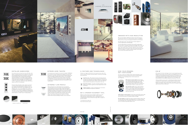 Página nº 1 - Folleto KEF Ci160TS