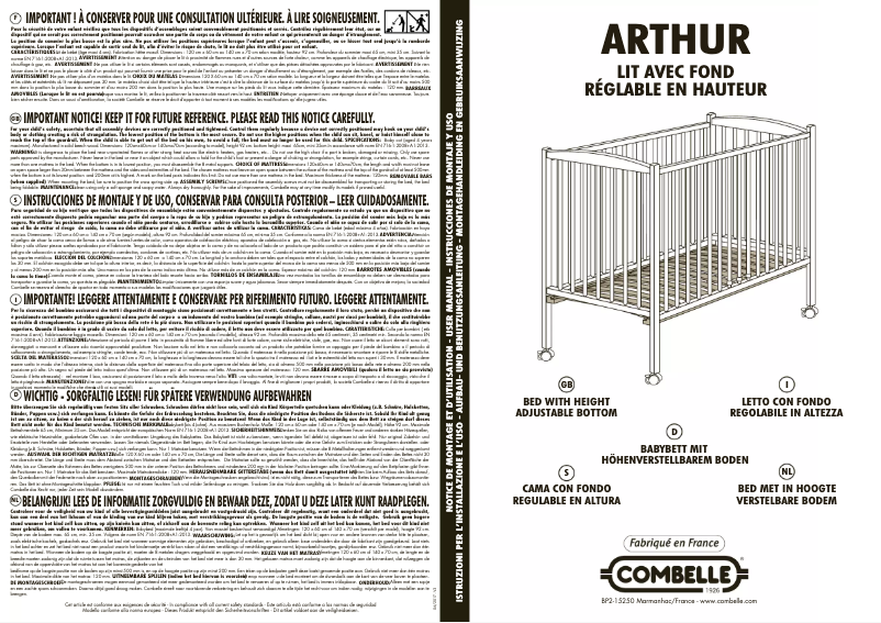 Página nº 1 - Manual de usuario Combelle Arthur