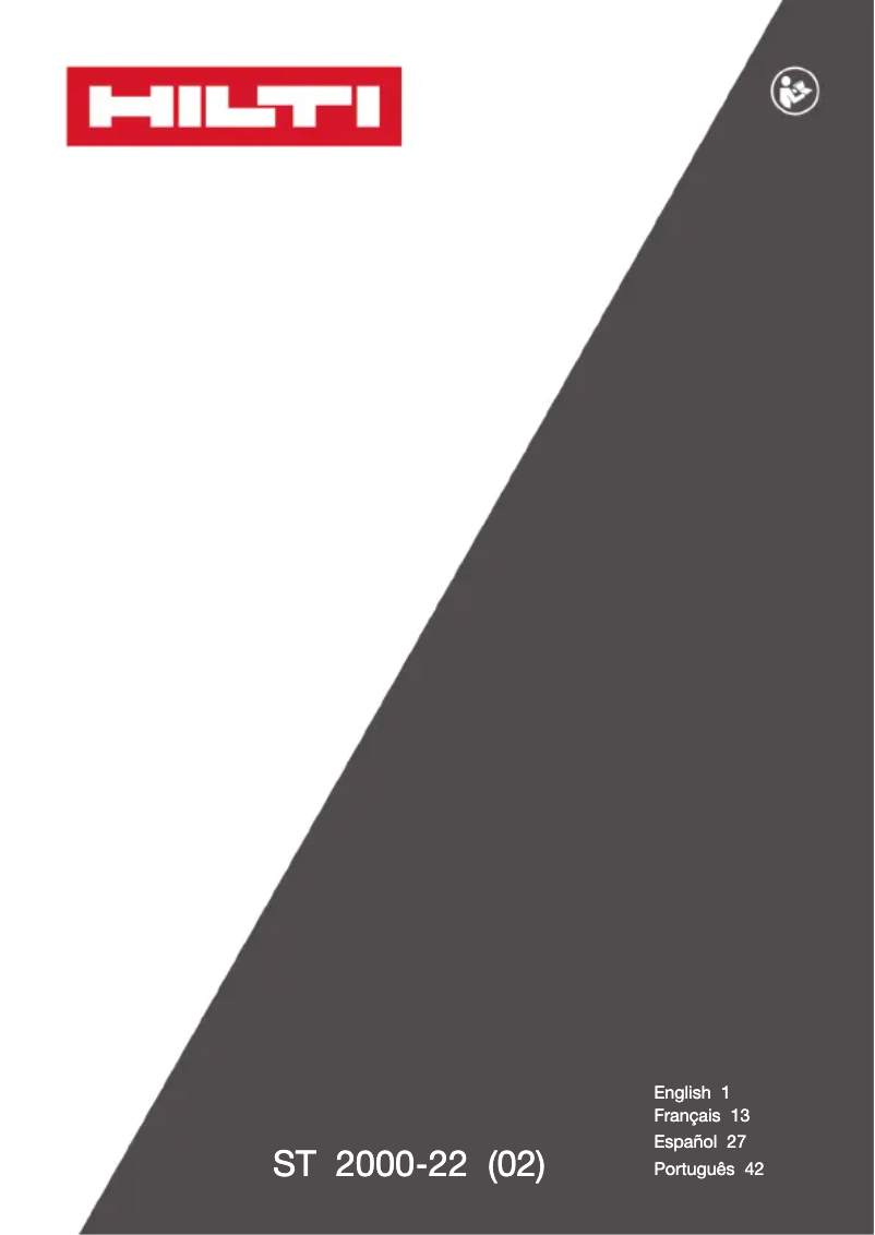 Imagen de la primera página del manual del dispositivo ST 2000-22