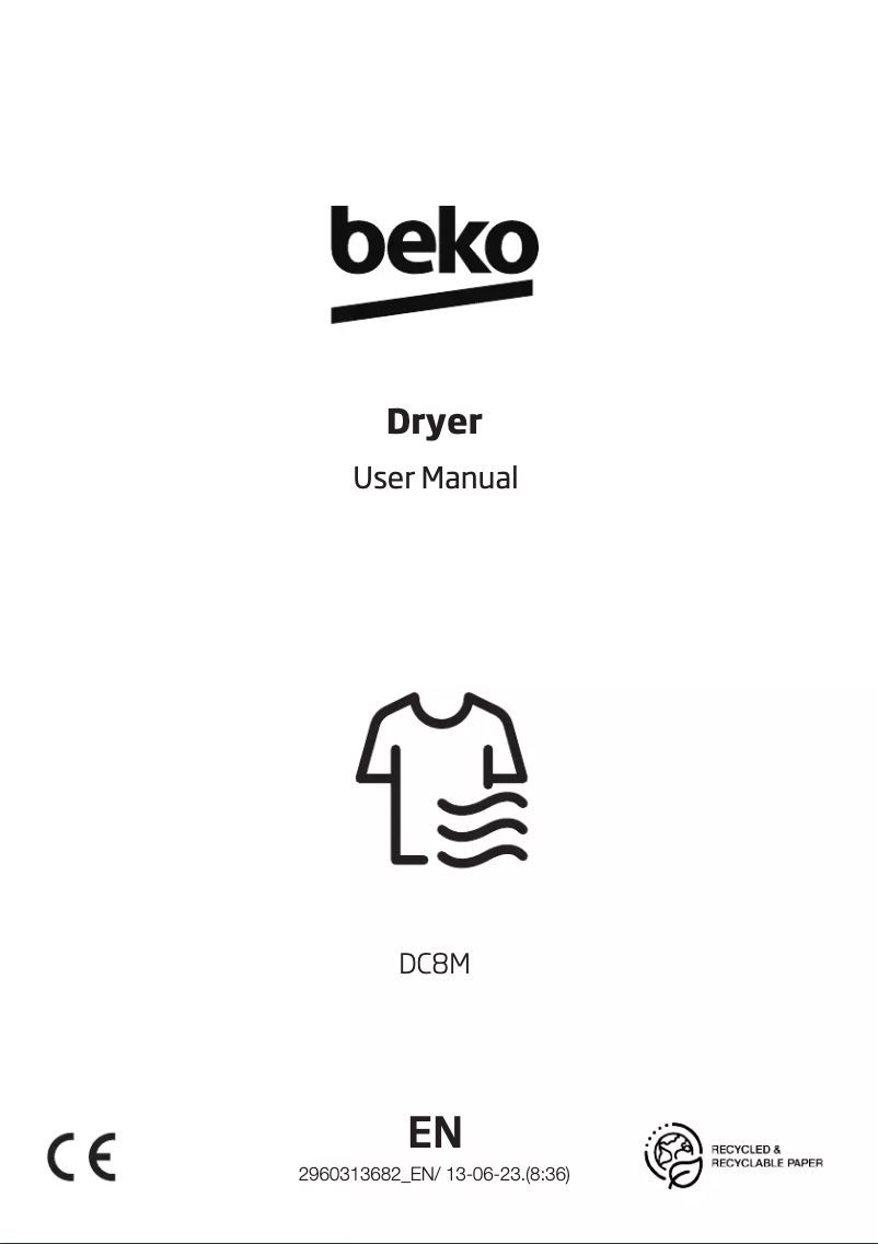 Imagen de la primera página del manual del dispositivo DC8M