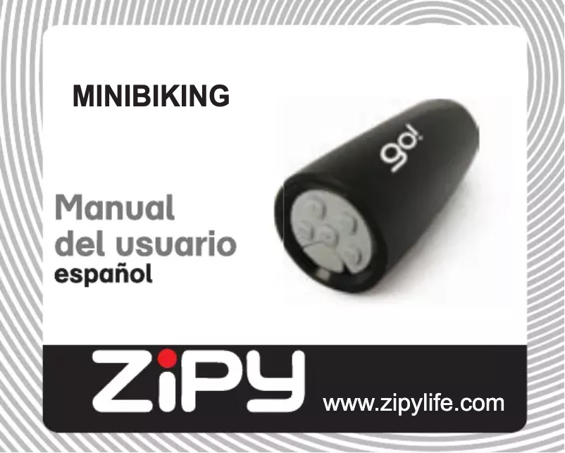 Página 1 del manual Manual de usuario Zipy GO Minibiking
