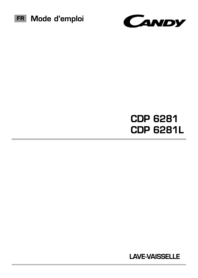 Imagen de la primera página del manual del dispositivo CDP 6281L-47