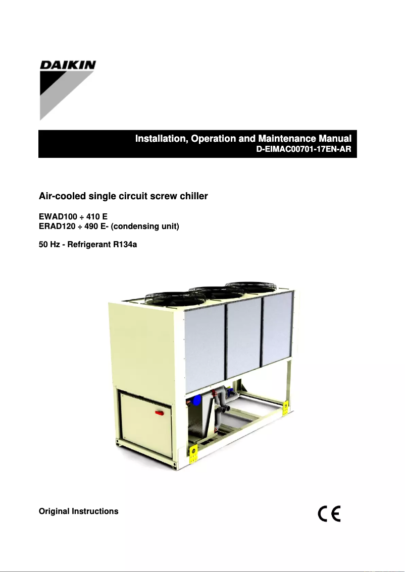Página nº 1 - Manual de usuario Daikin ERAD300E-SL