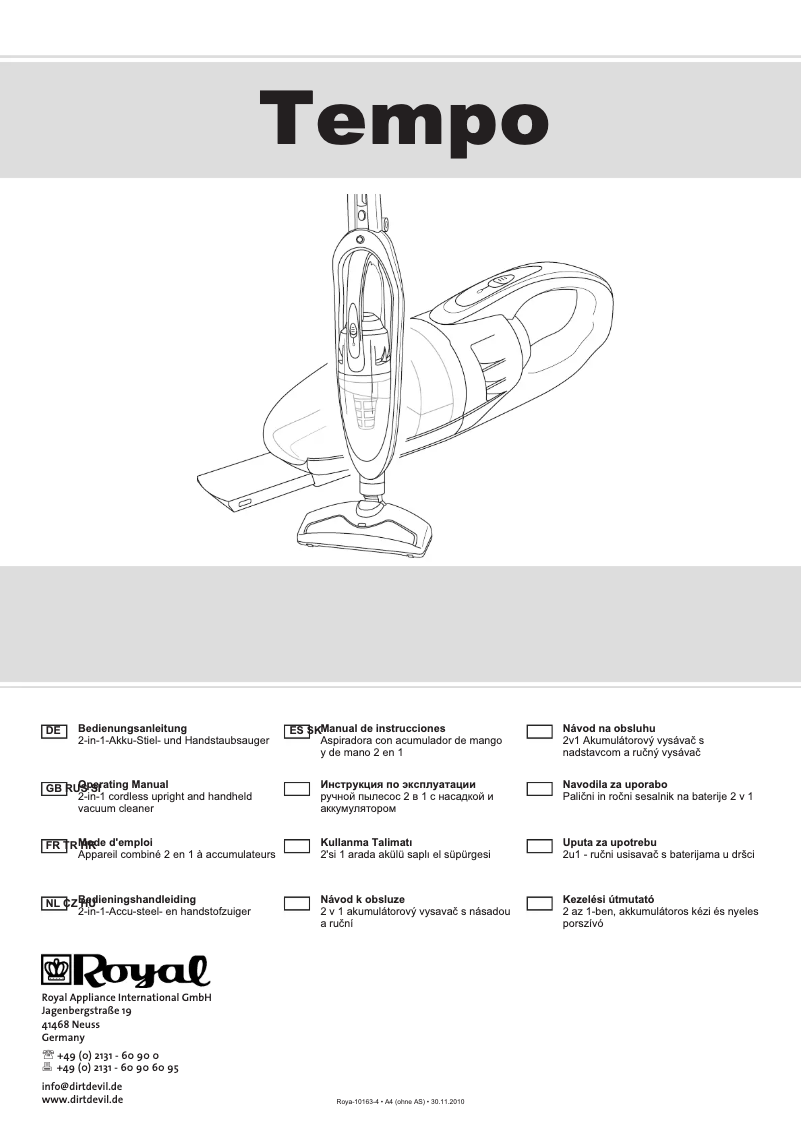 Página nº 1 - Manual de usuario Dirt Devil M686-1