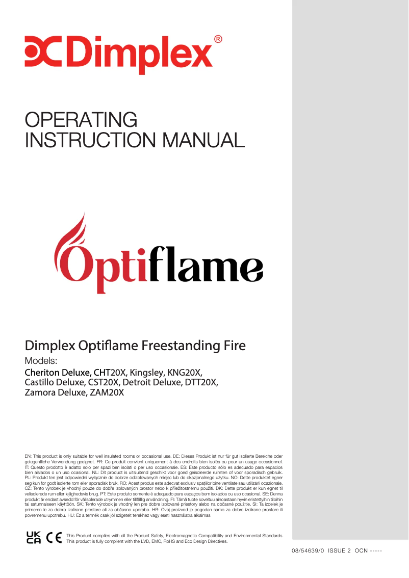 Página nº 1 - Manual de usuario Dimplex KNG20X