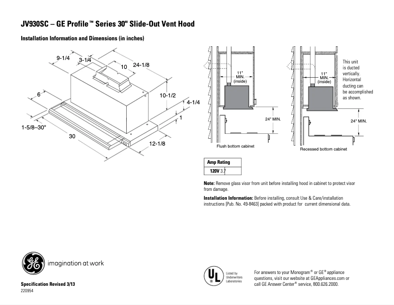 Imagen de la primera página del manual del dispositivo JV930SCBR