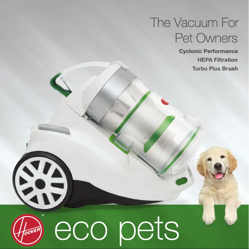 Página 1 del manual Manual de usuario Hoover Eco Pets 3013