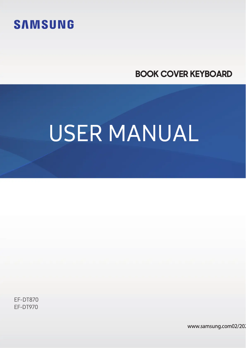 Imagen de la primera página del manual del dispositivo EF-DT870