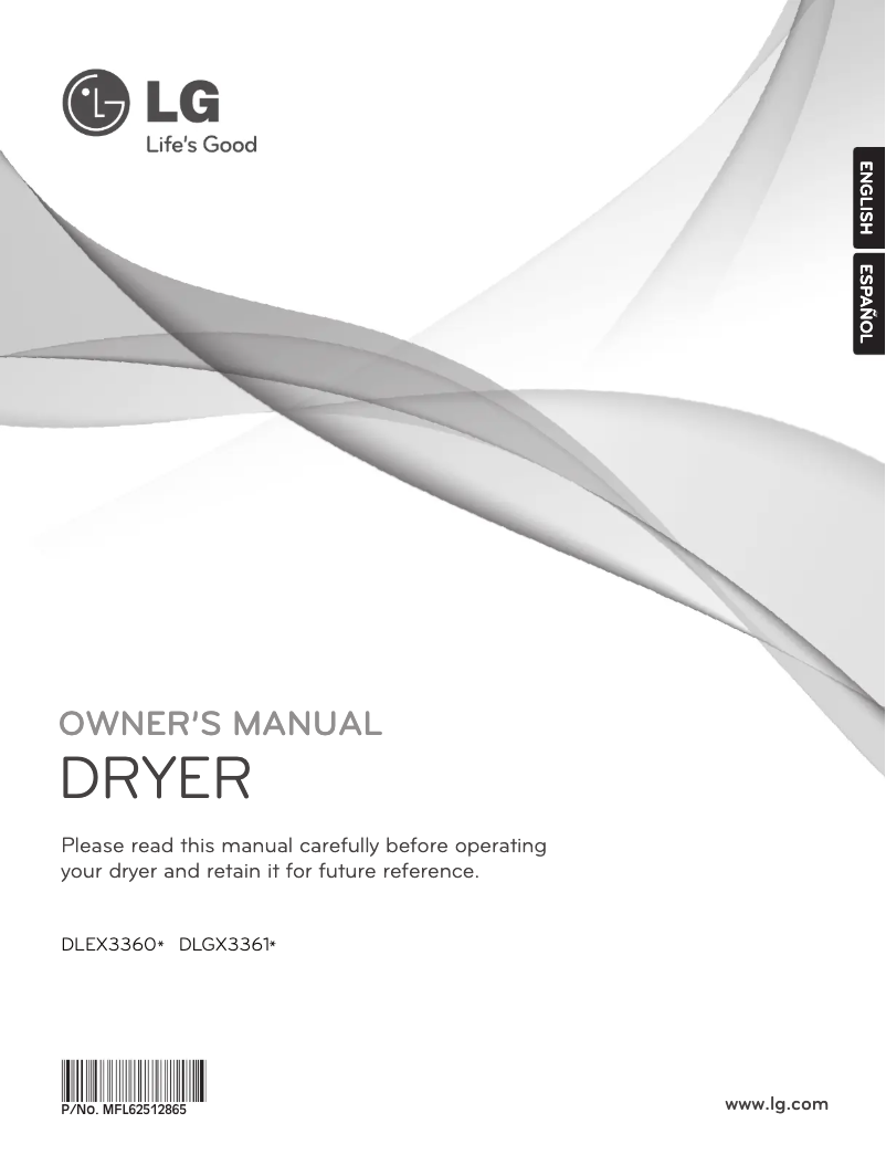 Página 1 del manual Manual de usuario LG DLGX3361W