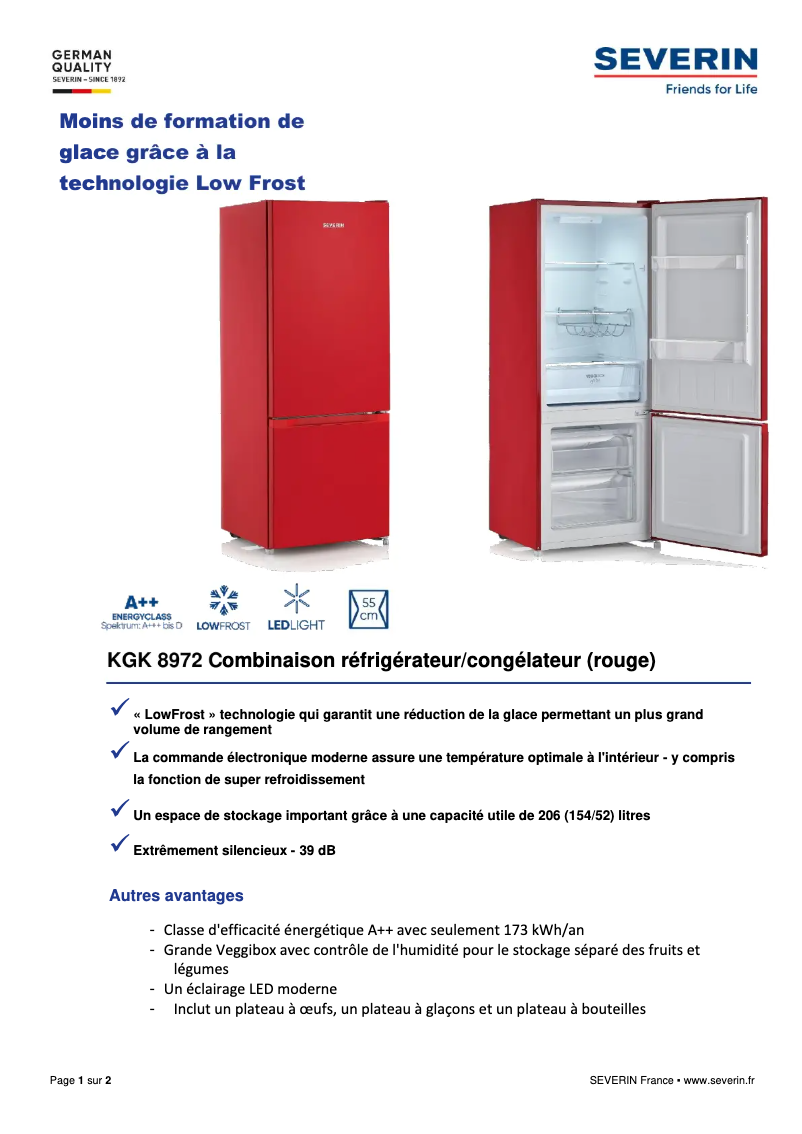 Página nº 1 - Ficha técnica Severin KGK 8972