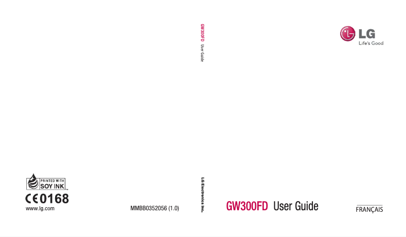 Imagen de la primera página del manual del dispositivo GW300FD