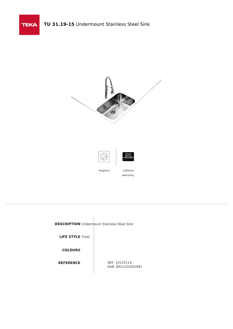 Imagen de la primera página del manual del dispositivo TU 31.19-15