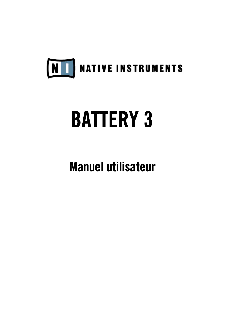 Imagen de la primera página del manual del dispositivo Battery 3
