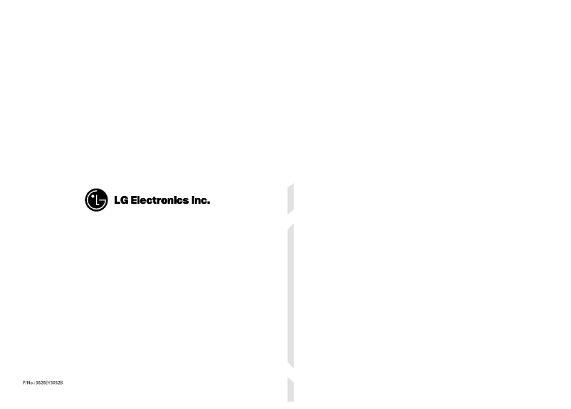 Página 1 del manual Manual de usuario LG WFT70A30EPT