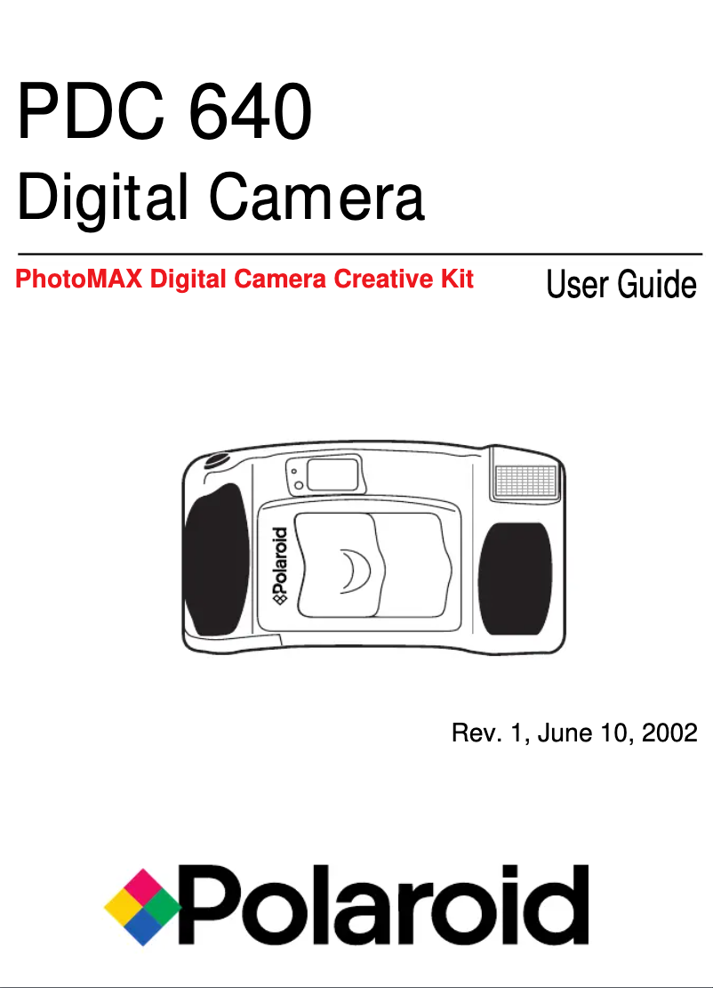 Imagen de la primera página del manual del dispositivo PhotoMax PDC 640