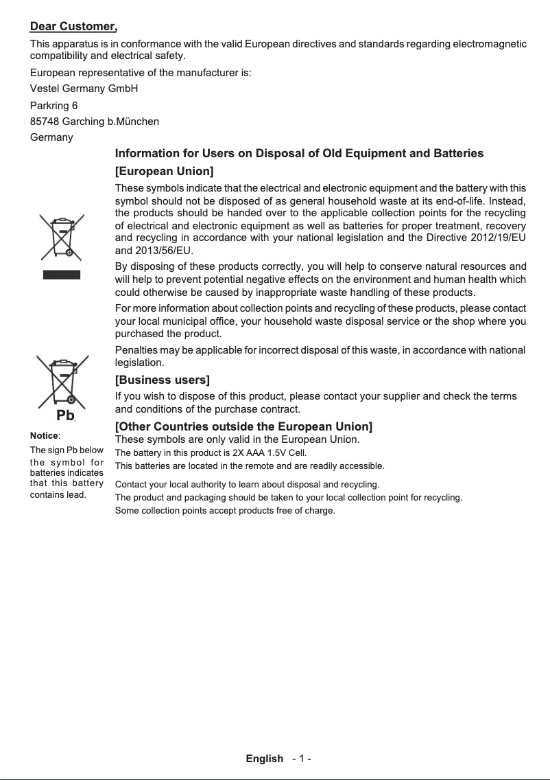 Imagen de la primera página del manual del dispositivo LT-55VU83A