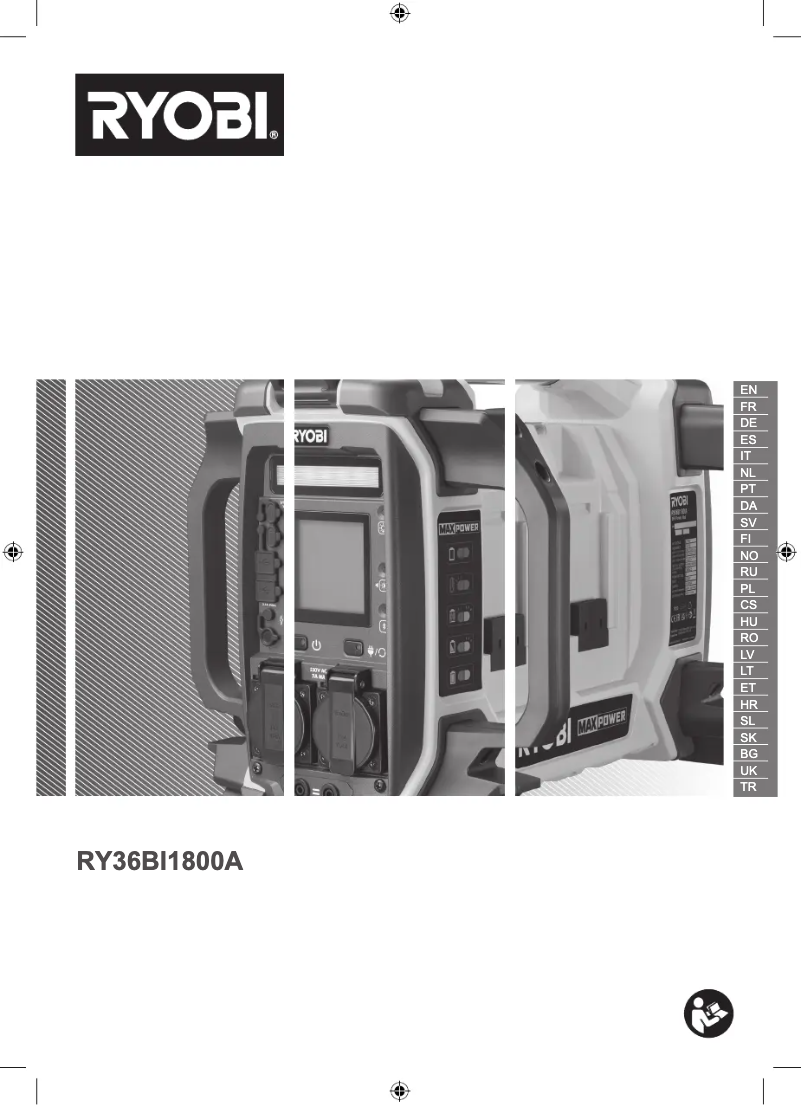 Imagen de la primera página del manual del dispositivo Max Power RY36BI1800A