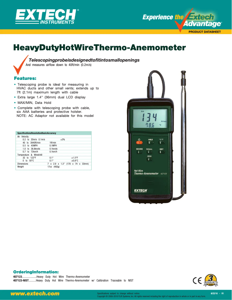 Imagen de la primera página del manual del dispositivo 407123