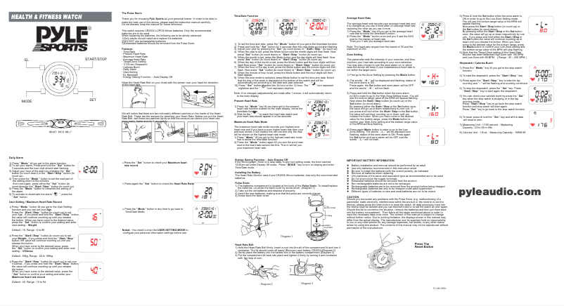 Página 1 del manual Manual de usuario Pyle PHRM34BK