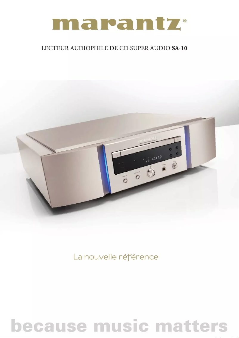 Imagen de la primera página del manual del dispositivo SA-10